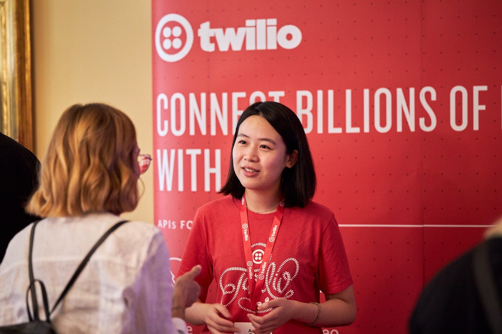 Anni from Twilio at SmashingConf Freiburg.